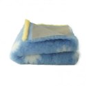 BUBA Legowisko DRY BED 28mm antypoślizgowe błękitny w stokrotki 75x50