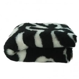 BUBA Legowisko DRY BED 28mm antypoślizgowe zawijasy czarno-białe 75x50