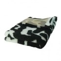 BUBA Legowisko DRY BED 28mm antypoślizgowe zawijasy czarno-białe 75x50