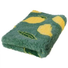 BUBA Legowisko DRY BED 28mm antypoślizgowe zielony w cytryny 75x50