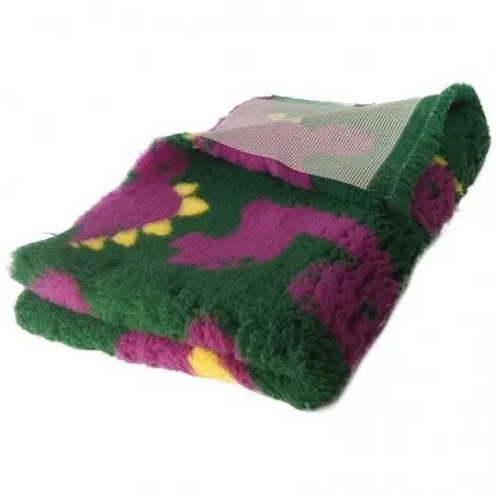BUBA Legowisko DRY BED 28mm antypoślizgowe zielony w dinozaury 75x50 BUBA Legowisko DRY BED 28mm antypoślizgowe zielony w dinozaury 75x50