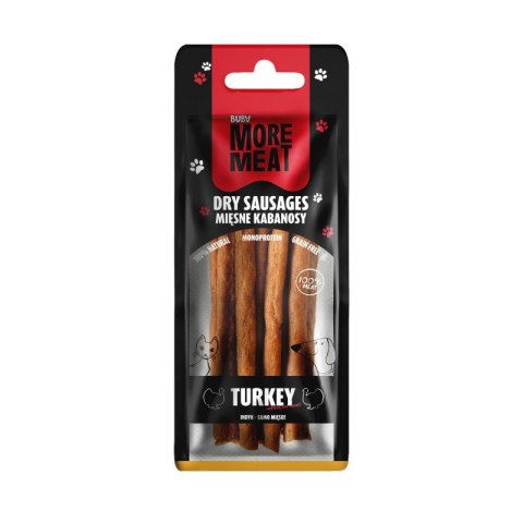 BUBA More Meat kabanosy dla psa z indyka 70g BUBA More Meat kabanosy dla psa z indyka 70g
