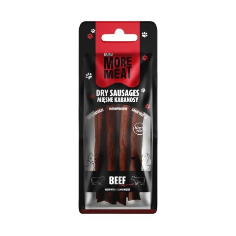 BUBA More Meat kabanosy dla psa z wołowiny 70g BUBA More Meat kabanosy dla psa z wołowiny 70g