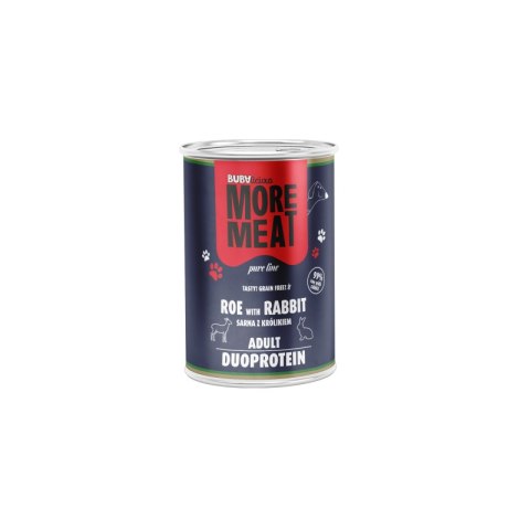 BUBAlicious More Meat DUO Pure Sarna i królik 400g BUBAlicious More Meat DUO Pure Sarna i królik 400g