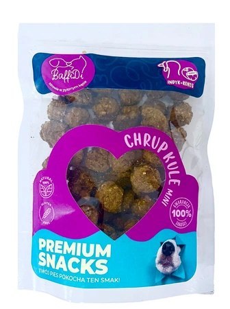 BaffiDi ChrupKule dla psa - indyk z kokosem 100g BaffiDi ChrupKule dla psa - indyk z kokosem 100g
