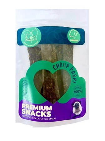 BaffiDi ChrupPaski dla psa - baranina 100g BaffiDi ChrupPaski dla psa - baranina 100g