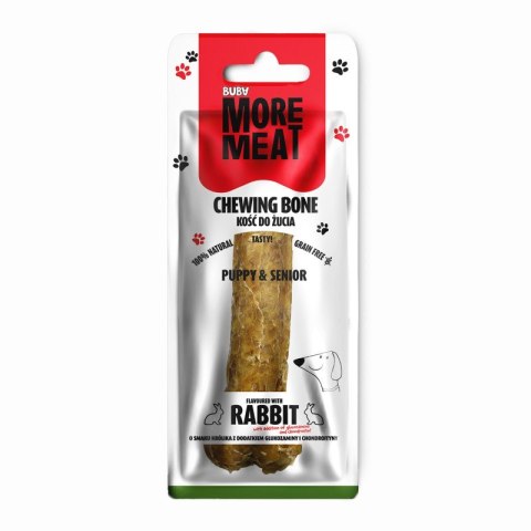 Buba More Meat Kość Puppy & Senior z dodatkiem królika, glukozaminy i chondroityny WSPARCIE STAWÓW 12cm Buba More Meat Kość Puppy & Senior z dodatkiem królika, glukozaminy i chondroityny WSPARCIE STAWÓW 12cm