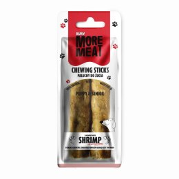 Buba More Meat Paluchy Puppy & Senior z dodatkiem krewetki, owocu dzikiej róży i witamin 2x15cm