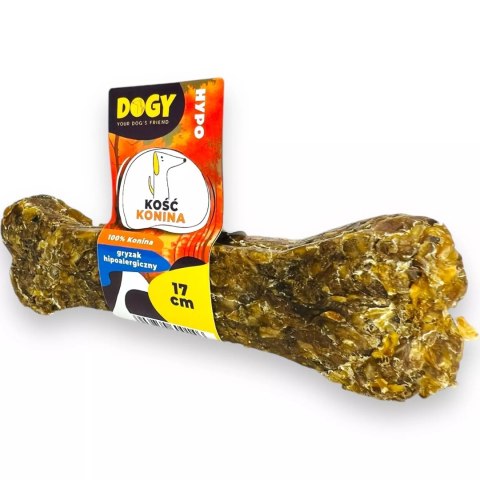 DOGY HYPO - Kość do żucia dla psa z 100% koniny 17cm