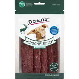 DOKAS Mięsne paski dla psa z jelenia 60g
