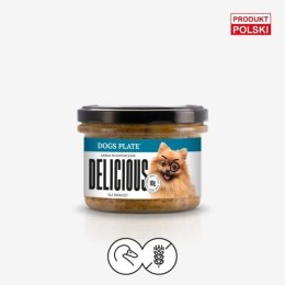 Dogs Plate Delicious - karma mokra dla psa monobiałkowa z kaczki 180g