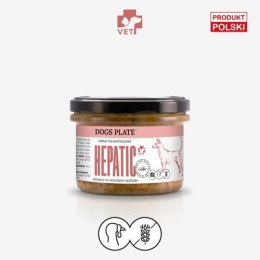 Dogs Plate Vet Hepatic z indykiem 180g - mokra karma specjalistyczna dla psów z chorobami wątroby