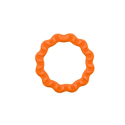 FIBOO- Fringoo mini pomarańczowy- 2w1 szarpak i ring ⌀12cm