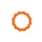 FIBOO- Fringoo mini pomarańczowy- 2w1 szarpak i ring ⌀12cm