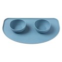 FUZZYARD Taca z silikonu pod miski - Francuski Błękit 53 cm x 30 cm