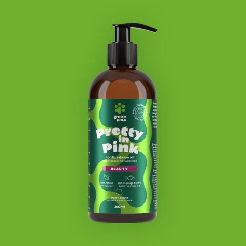 GREEN PAW Pretty in Pink - Olej z łososia norweskiego 300ml