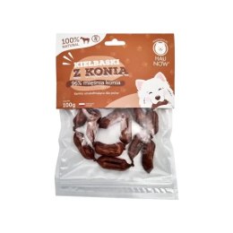 HAU NOW- Kiełbaski z koniny dla psa 100g