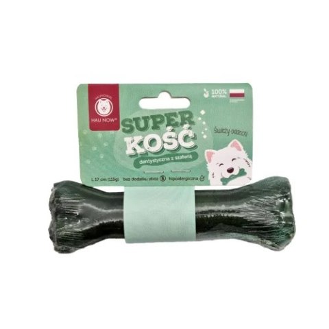 HAU NOW- Super Kość do żucia dentystyczna z szałwią L 17cm