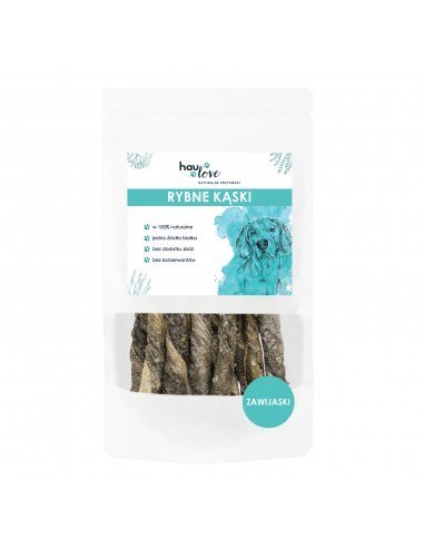 HAULOVE Rybne Kąski - Zawijaski z dorsza 100g HAULOVE Rybne Kąski - Zawijaski z dorsza 100g