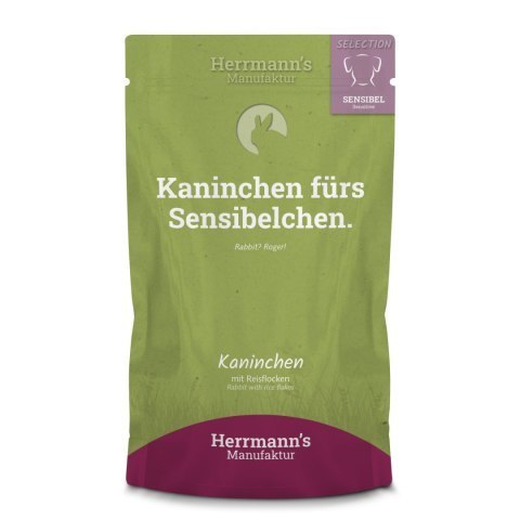 HERRMANN'S Selection Sensitive Dog Kaninchen - karma mokra dla psa z królika (150g)