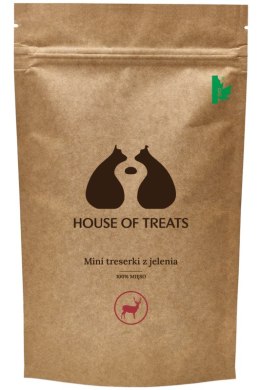 HOUSE OF TREATS- Mini treserki z jelenia dla psa 120g