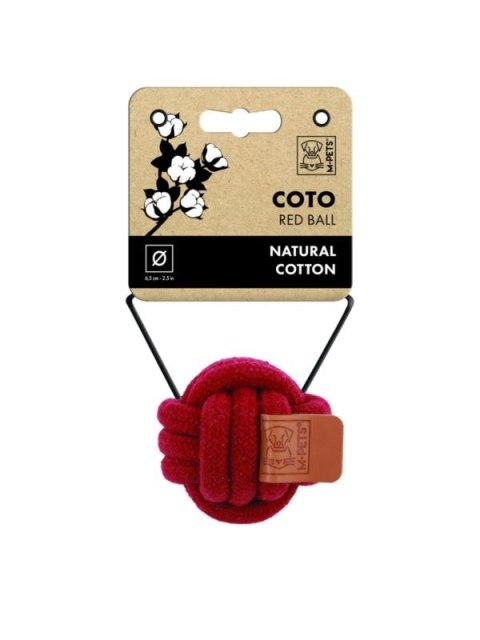 M-PETS Zabawka bawełniana - COTO Ball 6.5 cm