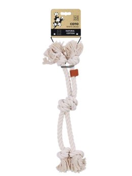 M-PETS Zabawka bawełniana - COTO Cross 60cm CZERWONY