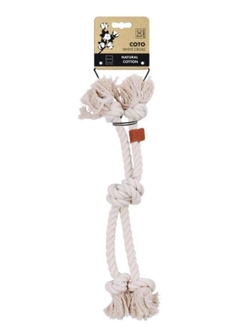 M-PETS Zabawka bawełniana - COTO Cross 60cm CZERWONY