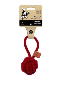 M-PETS Zabawka bawełniana - COTO Loop Ball 8 cm