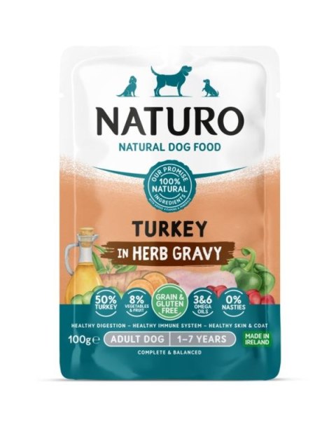 NATURO - saszetka - INDYK GGF w sosie 100g