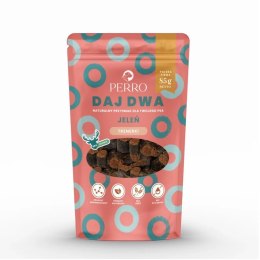 PERRO DAJ DWA Jeleń- Trenerki dla psa monobiałkowe 85g
