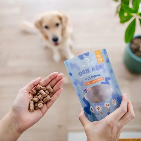 PERRO OCH ACH Wołowina- Przysmaki liofilizowane dla psa 40g