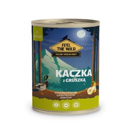 POKUSA Feel The Wild - kaczka z gruszką - karma mokra dla psów 800g