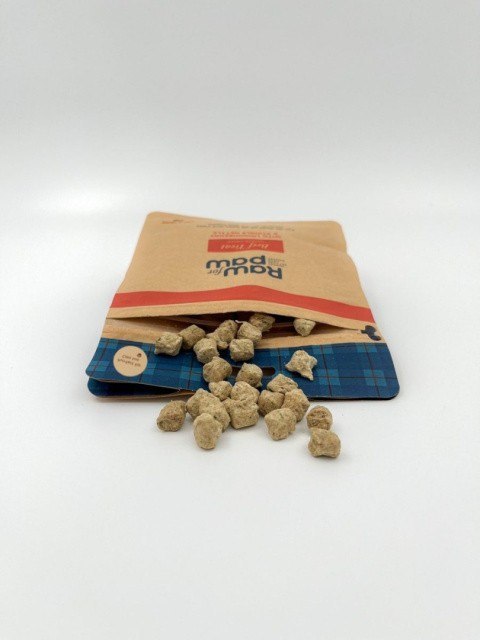 RAW for PAW Beef - wołowina liofilizowane przysmaki dla psa (50g) RAW for PAW Beef - wołowina liofilizowane przysmaki dla psa (50g)
