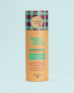 RAW for PAW WILD Boar - dzik liofilizowane przysmaki dla psa (45g)