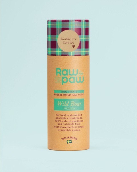 RAW for PAW WILD Boar - dzik liofilizowane przysmaki dla psa (45g)
