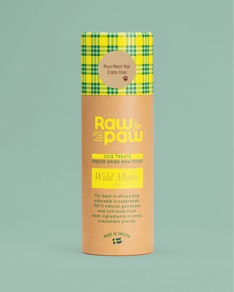 RAW for PAW WILD Moose - łoś liofilizowane przysmaki dla psa (45g)