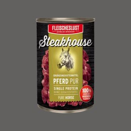 STEAKHOUSE- PURE HORSE 400G - karma mokra dla psa z koniny