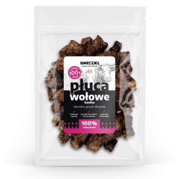 UNISZKI Płuca wołowe w kostce, naturalny przysmak dla psa 150g
