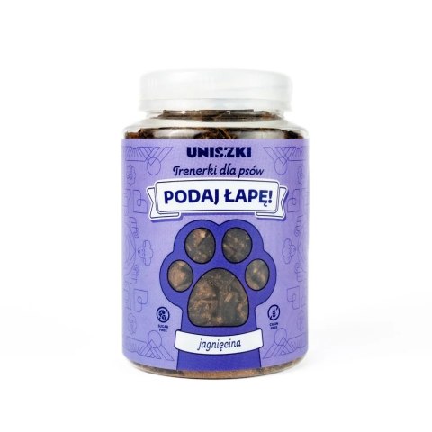 UNISZKI Trenerki dla psa z jagnięciny 150g