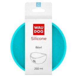 WAUDOG Miska silikonowadla psa 250 ml niebieski