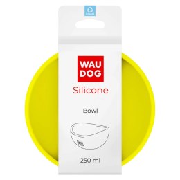 WAUDOG Miska silikonowadla psa 250 ml żółty