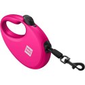 WAUDOG Smycz automatyczna dla psa R-leash z pojemnikiem na worek, taśma odblaskowa, różowa M 20kg/5m WAUDOG Smycz automatyczna dla psa R-leash z pojemnikiem na worek, taśma odblaskowa, różowa M 20kg/5m