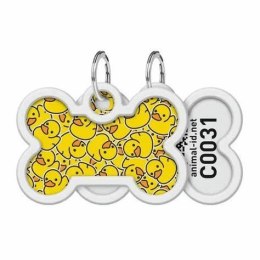 WAUDOG Zawieszka/adresówka dla zwierząt z QR-paszportem, kaczuszki 40mm x 28mm