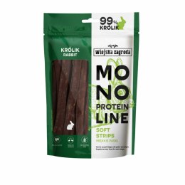 WIEJSKA ZAGRODA Monoproteinowe miękkie paski z Królika 100g
