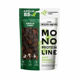 WIEJSKA ZAGRODA Monoproteinowy SOFT SNACKS Królik z marchewką i miętą 115g