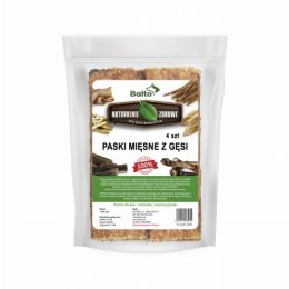 BALTO Paski mięsne z gęsi dla psa- 4 sztuki