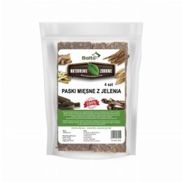 BALTO Paski mięsne z jelenia dla psa- 4 sztuki
