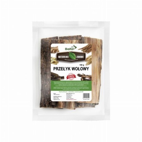 BALTO Przełyk wołowy- naturalny gryzak dla psa 200g BALTO Przełyk wołowy- naturalny gryzak dla psa 200g