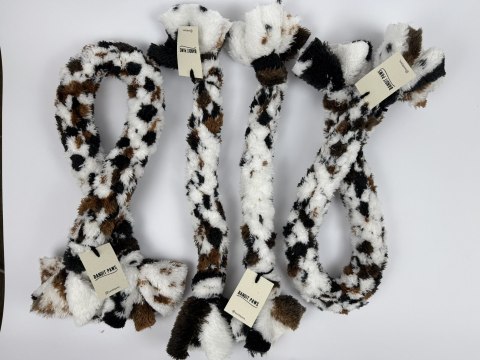 BANDITPAWS SZARPAKI dla psa PLUSH krówki mały